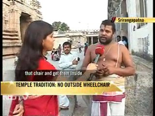 Temple wheelchair row: Priest speaks to NDTV