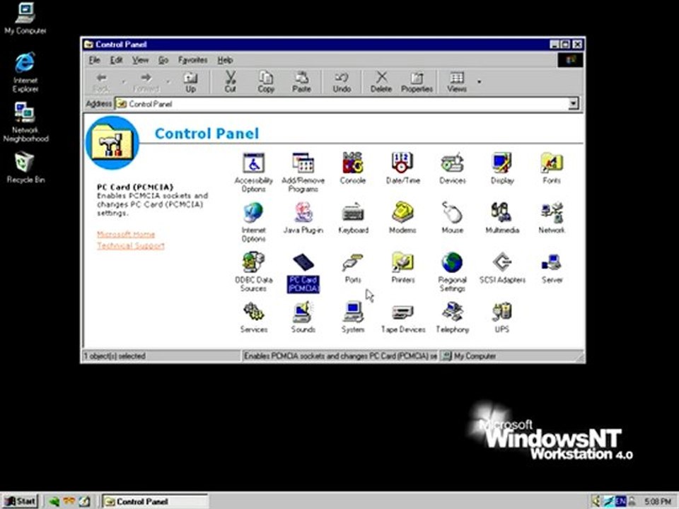 Retro: Windows NT 4.0 Workstation