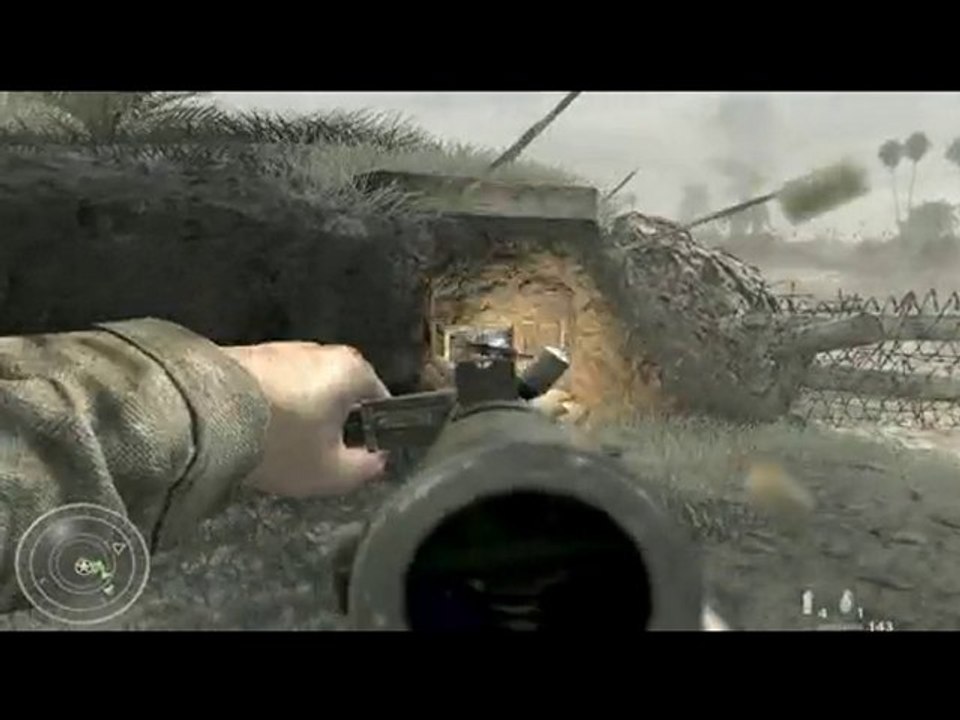 Game Play de Call Of Duty : World At War PC