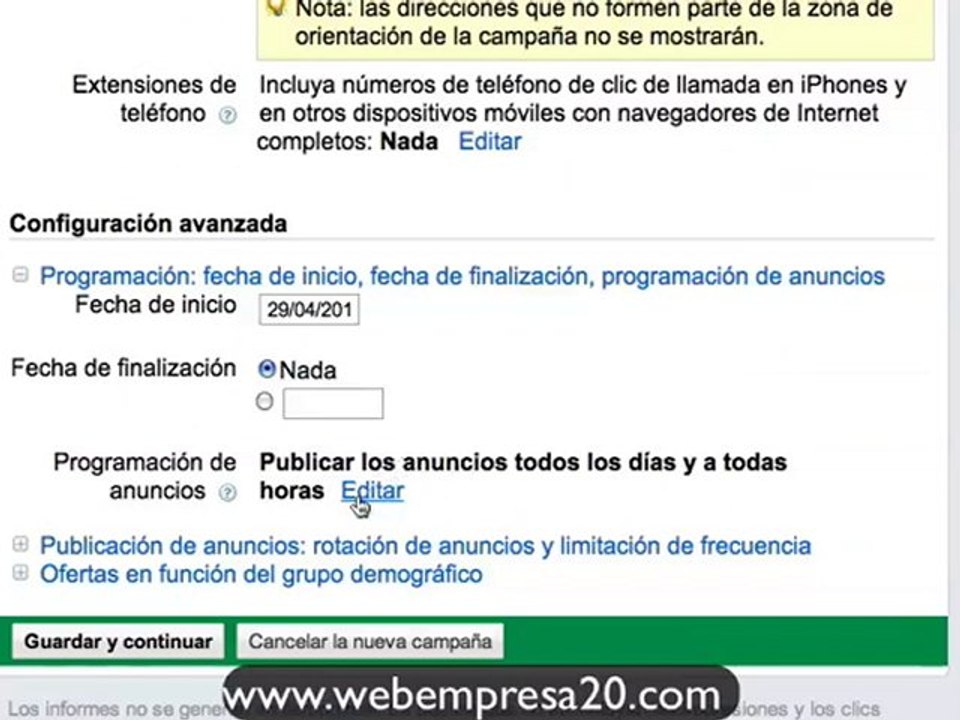 Cómo crear campaña de Google Adwords paso a paso