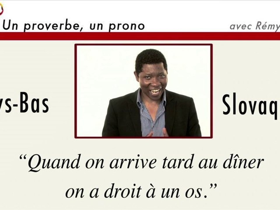 Un proverbe, un prono : Pays-Bas - Slovaquie (28 juin 2010)