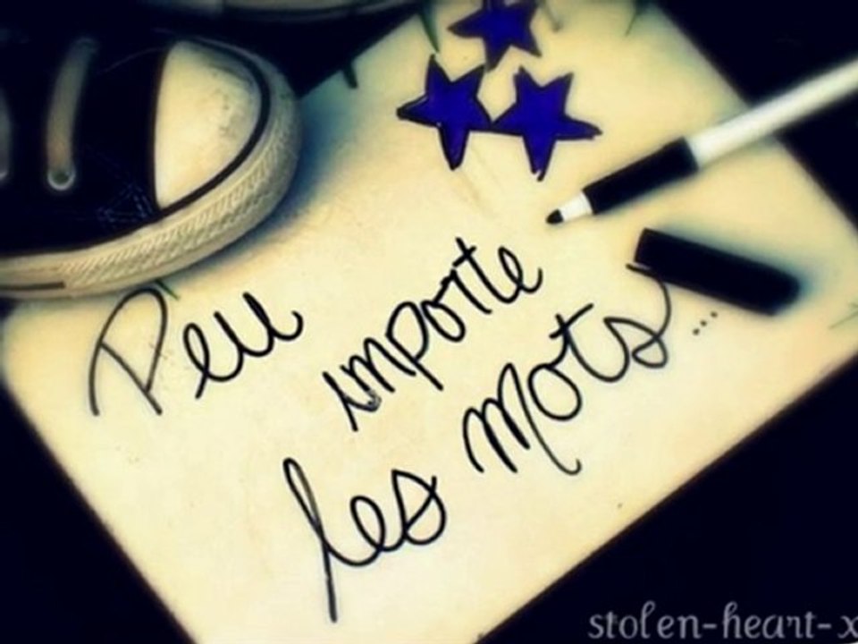 Peu m'importe...