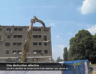 Valenciennes: démolition immeuble Albatros