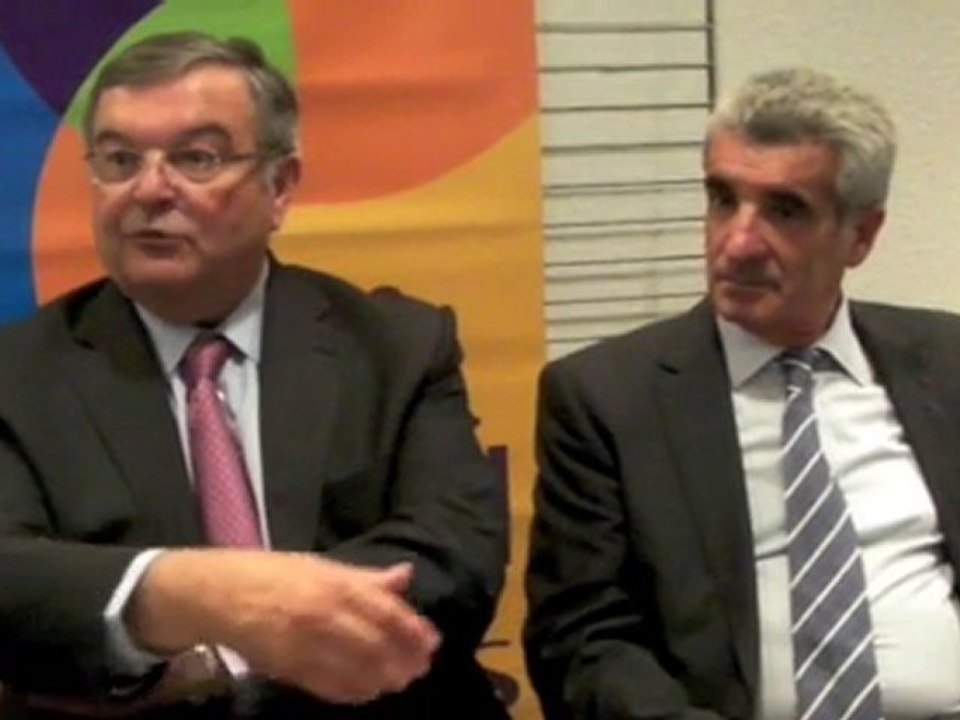 Tarbes - Visite du ministre Michel Mercier