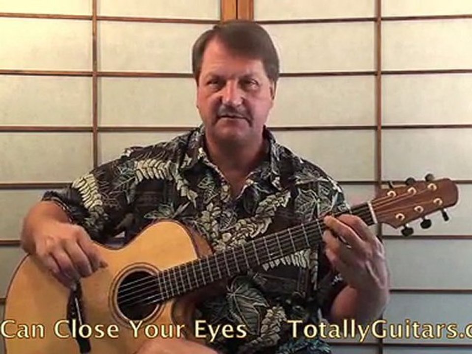 James Taylor - You Can Close Your Eyes Guitar lesson