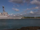 USS Sampson pulls in to Pearl Harbor for RIMPAC 2010