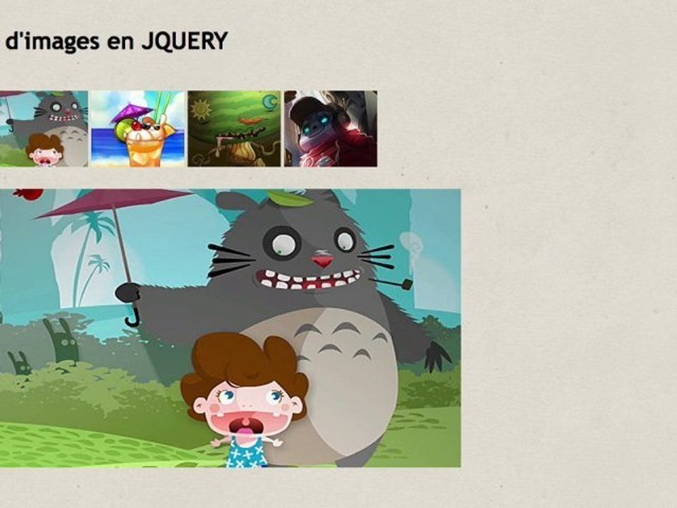 TUTORIEL : Créer une galerie avec JQUERY