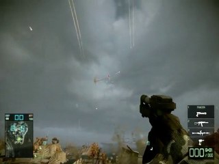 Crazy UAV tracered rockets