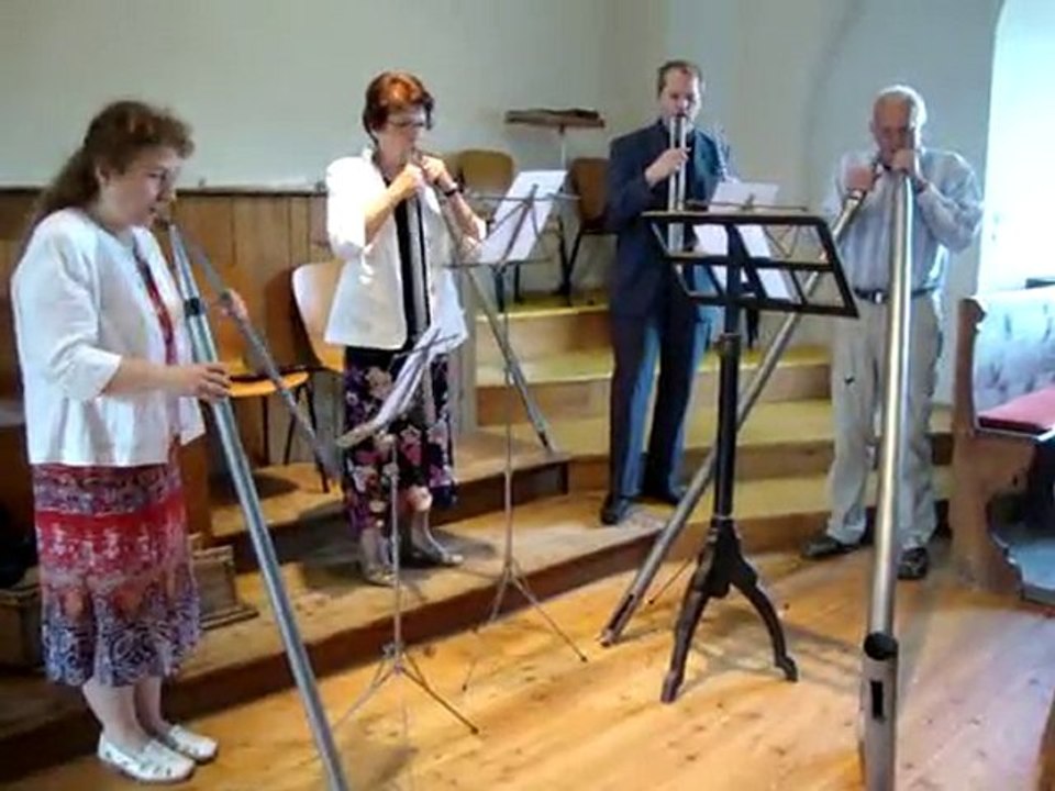 Ein Blas-Konzert mit Orgelpfeifen