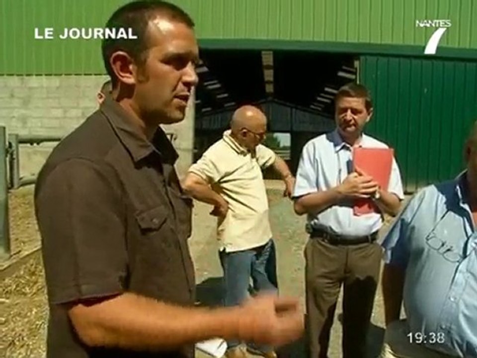 Le préfet chez les agriculteurs (Loire Atlantique)