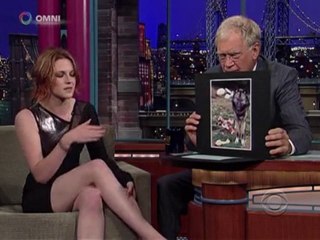 Kristen Stewart on David Letterman