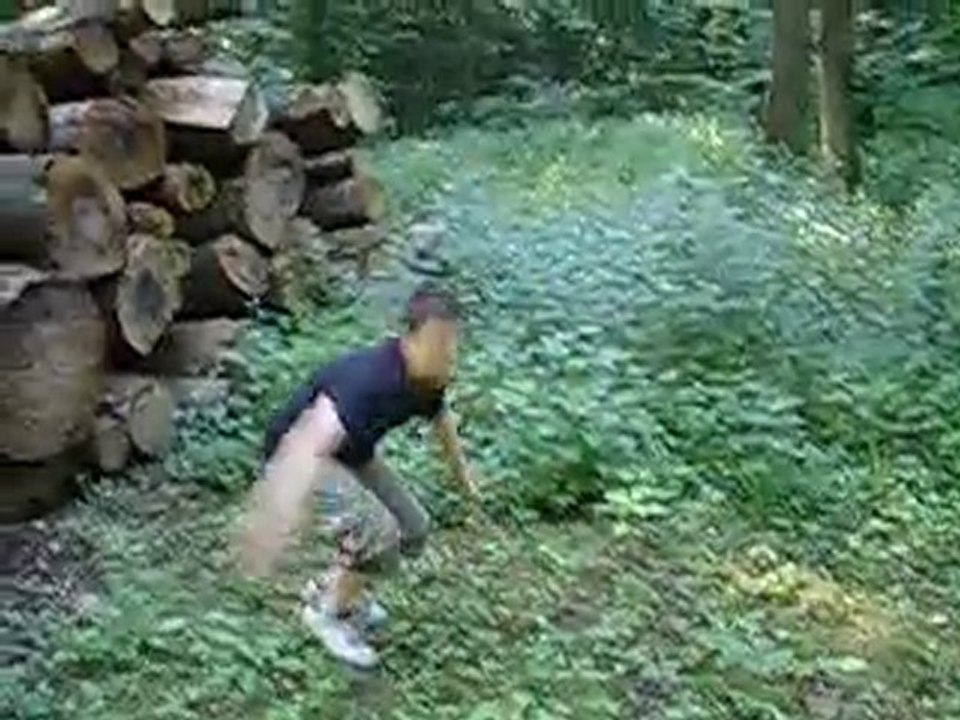 Saut près du canon de Zillis.