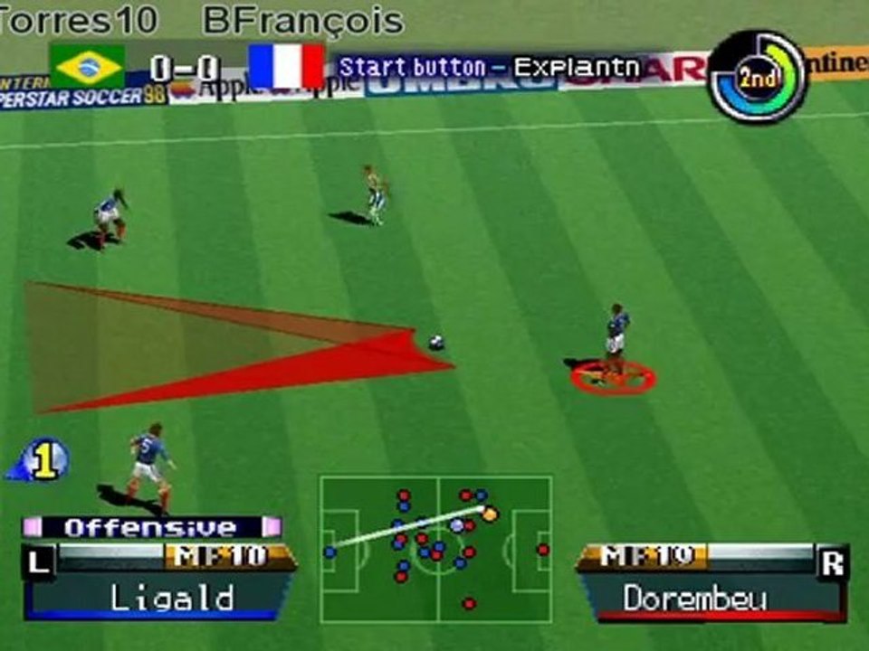 Jeu en reseau - Finale ISS 98 (N64)