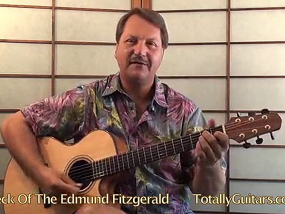 Gordon Lightfoot - The Wreck Of The Edmund Fitzgerald Guita