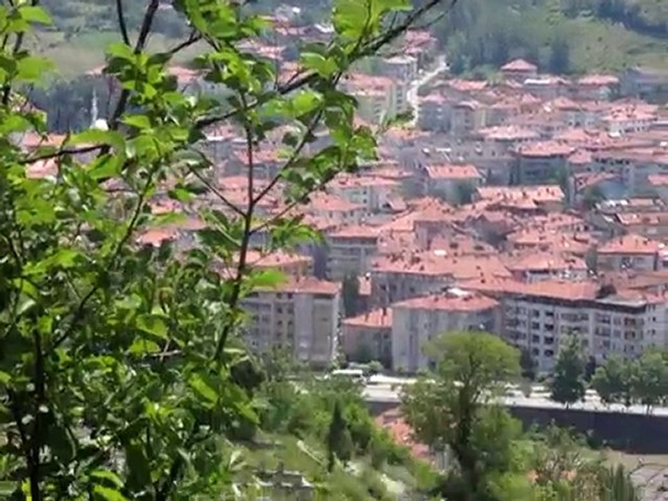 Devrek, Turquie, ville encaissée dans la montagne