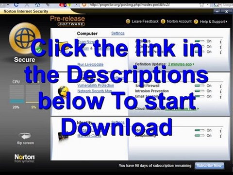 Norton Internet Security 2010 key generator