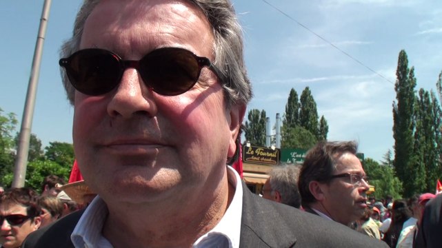 Manif Poitiers 24/06/2010 - Alain Claeys, Député-Maire
