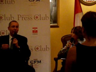 Conférence de Robert Calcagno avec le Monaco Press Club N°2
