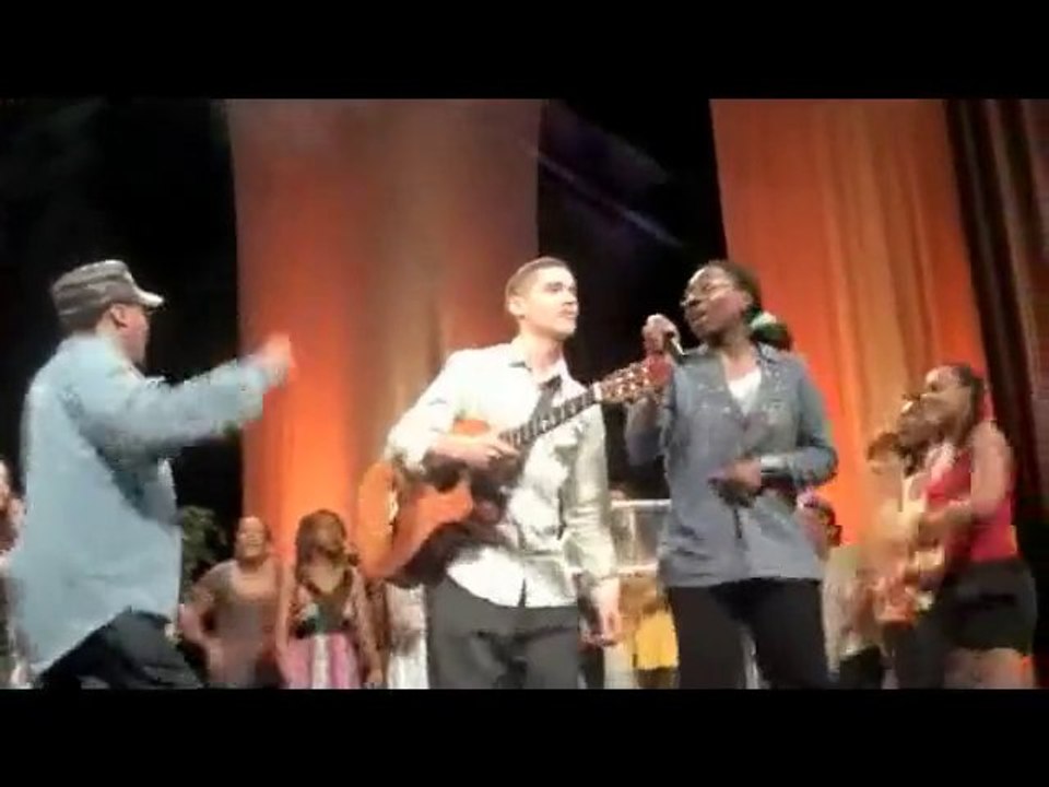 Chorale avec Jackson Reed et des jeunes Nantais