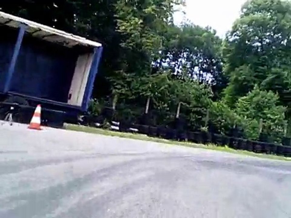 Slalom de la Hardt 2010 Manche 1  Caméra pare choc Throo