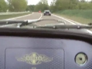 Baptême en Morgan Aéro 8 à Châteauneuf sur Loire