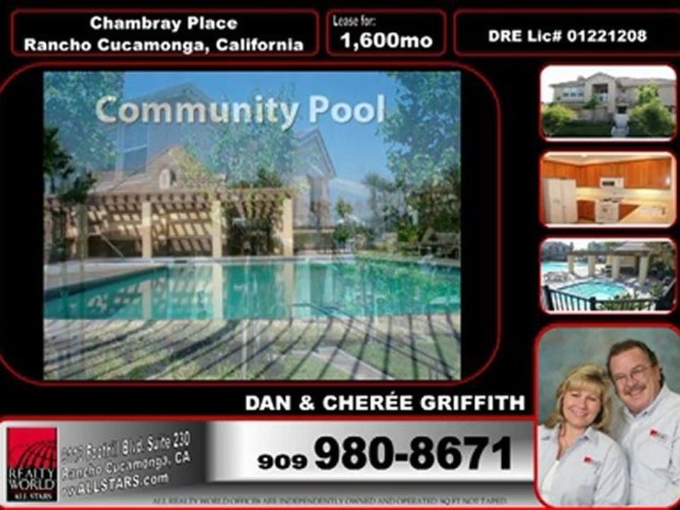 Chambray Place 4 lease in Rancho Cucamonga Victoria Gardens