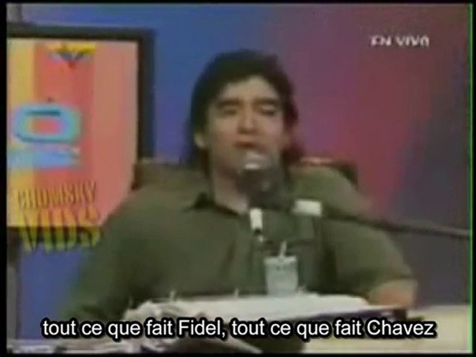Maradona : "je crois en Chavez, je suis chaviste"