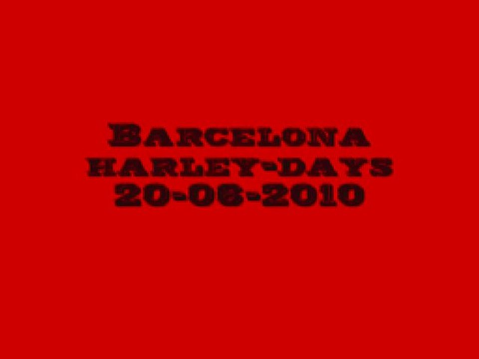 Barcelona harley-days 20-06-2010