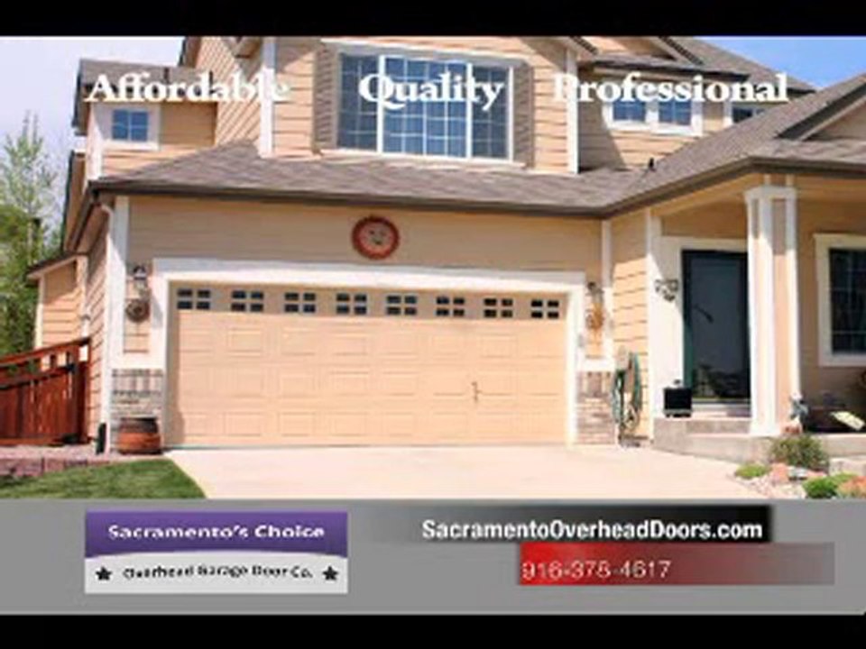 Sacramento's Choice Overhead Garage Door Repair 916-378-4617