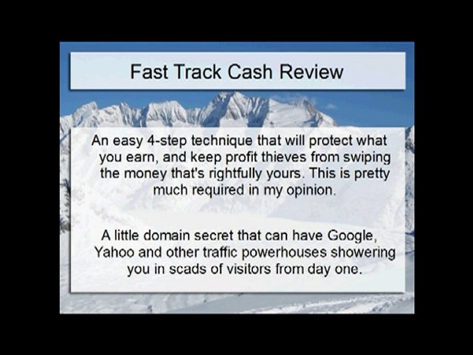 Fast Track Cash by Ewen Chia Review