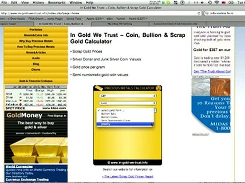 Work Out Scrap Gold Prices in Pounds With a Scrap Gold ...