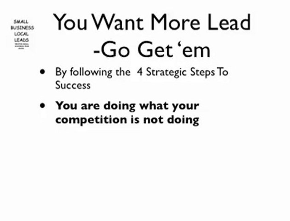 Small Business Lead