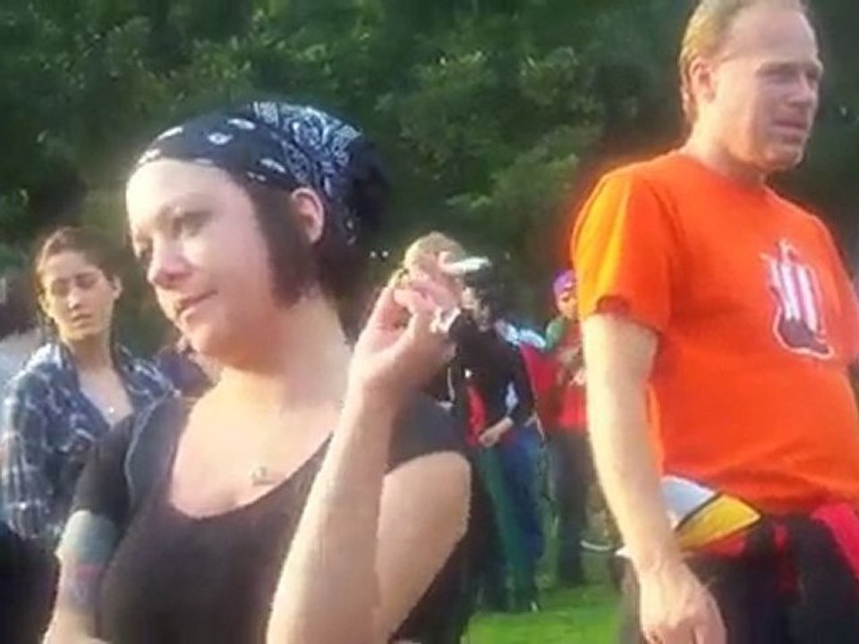 G20 Alison Blais Pepper Sprayed by Riot Police