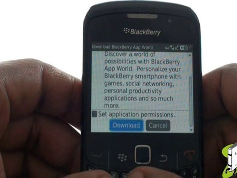 Downloading BlackBerry App World | Curve 8520 | The ...