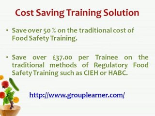 Food Safety Training Solution