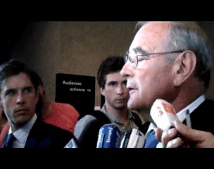 L'ex préfet Paul Girot de Langlade à la sortie de son procès