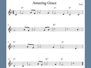 Amazing Grace - Trumpet sheet music