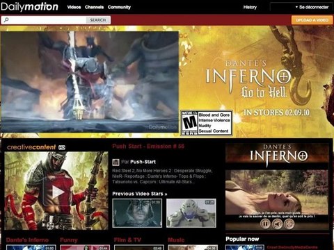 Video masthead Dante Inferno