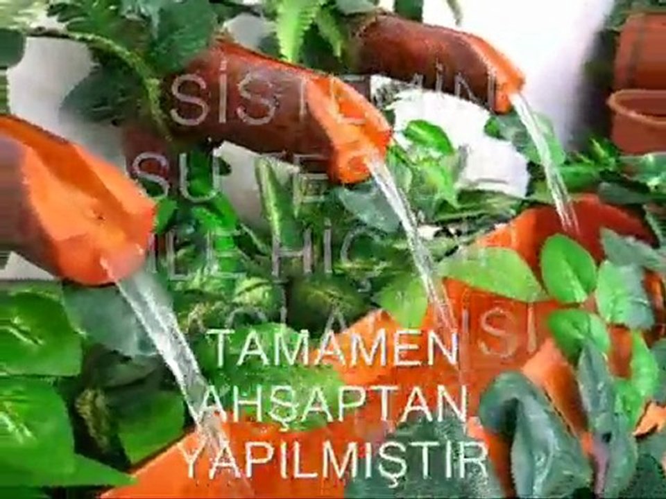 ÜÇLÜ AHŞAP ŞELALE