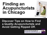 Chicago Acupuncture - Tips on Finding the Best Acupuncturis