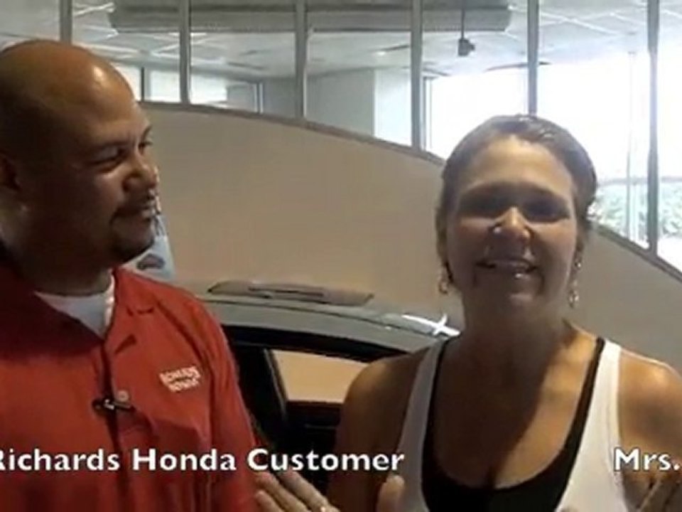 Richards Honda's Satisfied Customer, Mrs. Farr