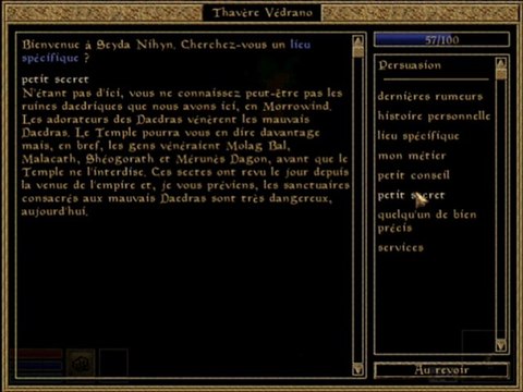Jouons à Morrowind - 004 Méfaits nocturnes