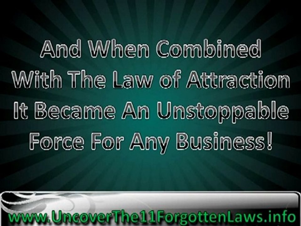 Uncover The 11 Forgotten Laws
