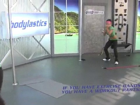 Cardio Kickboxing Exercises with Resistance Bands