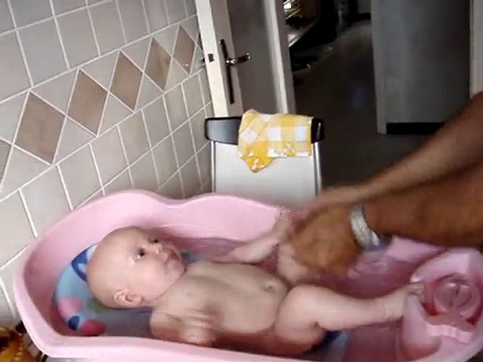 Bain avec papy