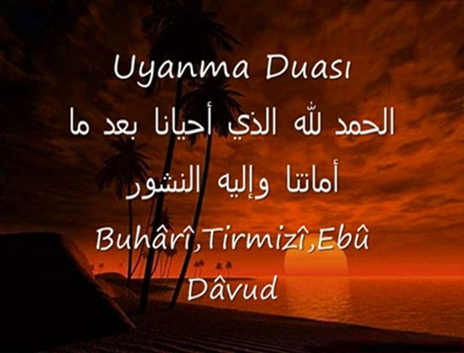 uyanma duası