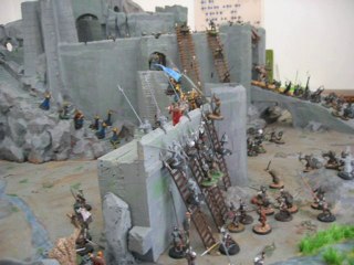 la bataille du gouffre de helm ( warhammer )