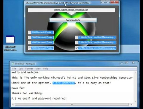 Microsoft Points and Xbox Live Memberships Generator NO ...