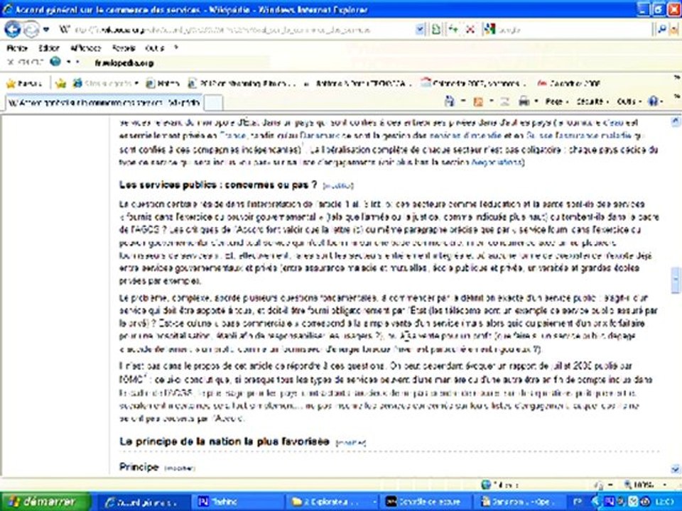 la vérité sur la crise en France et sur l'omc 1/3