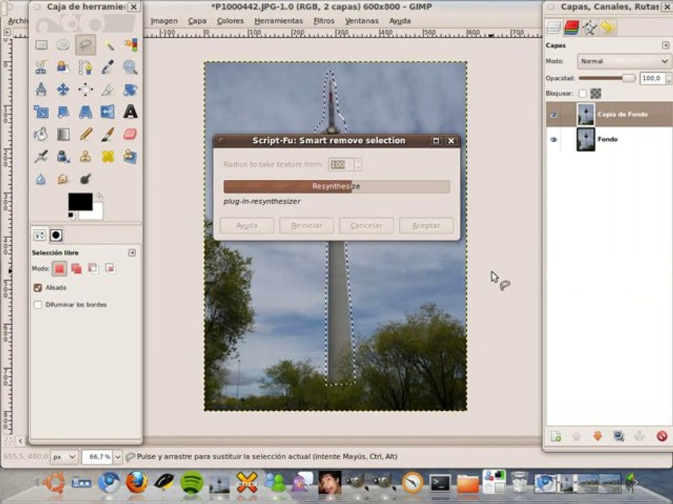 Hacer desaparecer Torrespaña